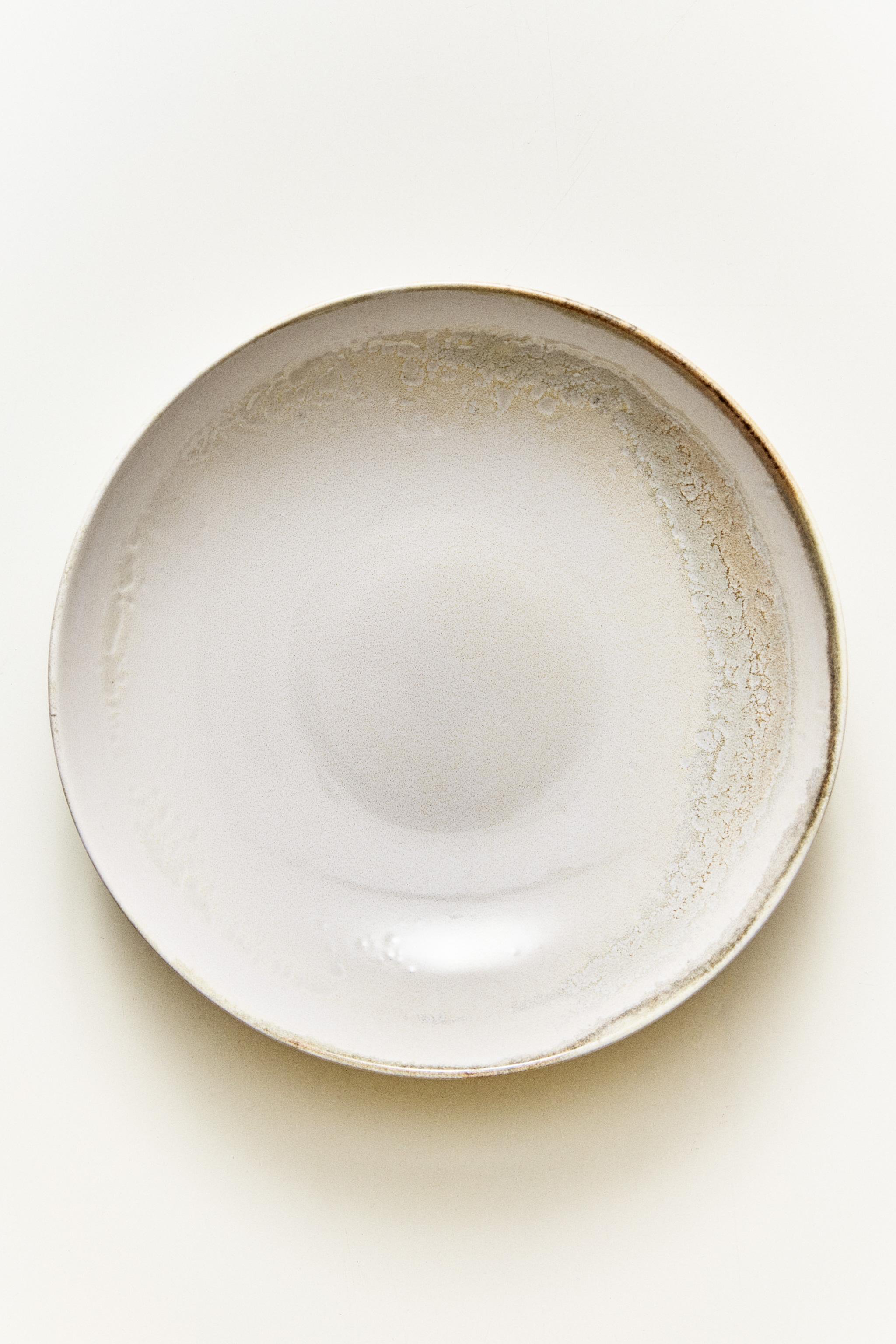 ASSIETTE CREUSE GRÈS